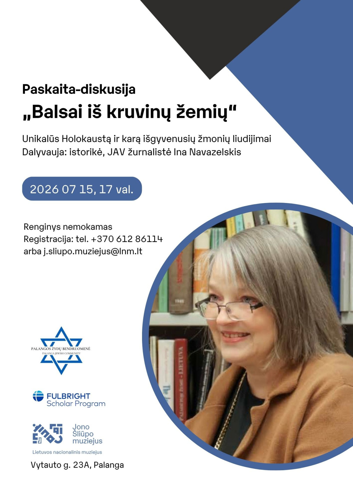 Palangoje - unikalūs Holokaustą ir karą išgyvenusių žmonių liudijimai