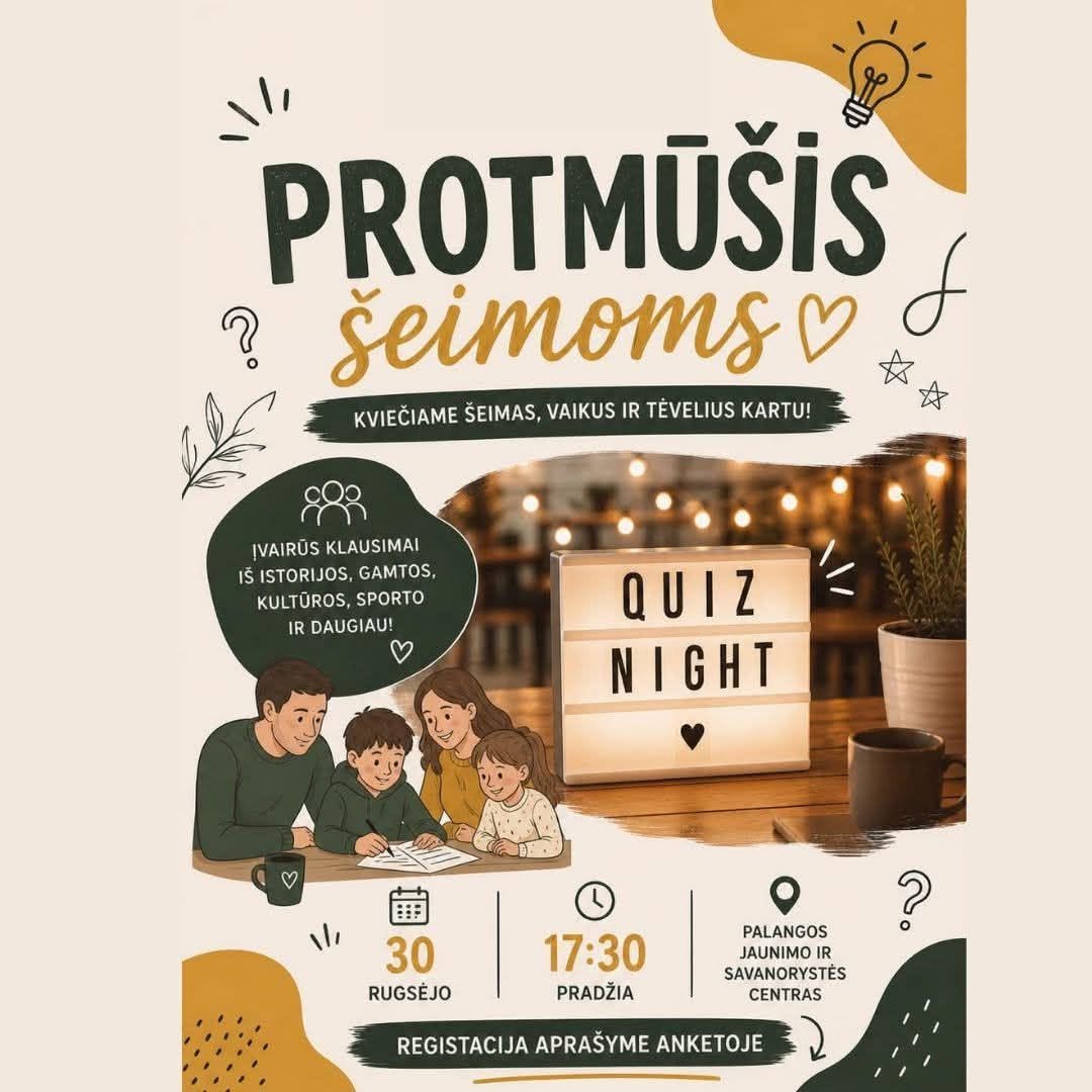 Kviečia dalyvauti PROTMŪŠYJE