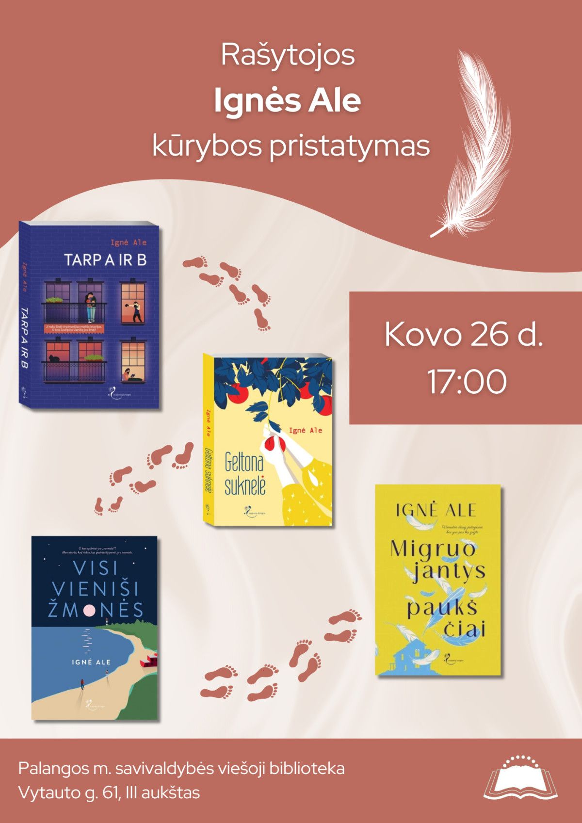 Rašytojos Ignė Ale kūrybos pristatymas