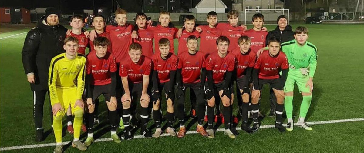 Palangos FK „Gintaras“ U-16 komanda dramatiška pergale užbaigė pirmąjį Lietuvos čempionato ratą