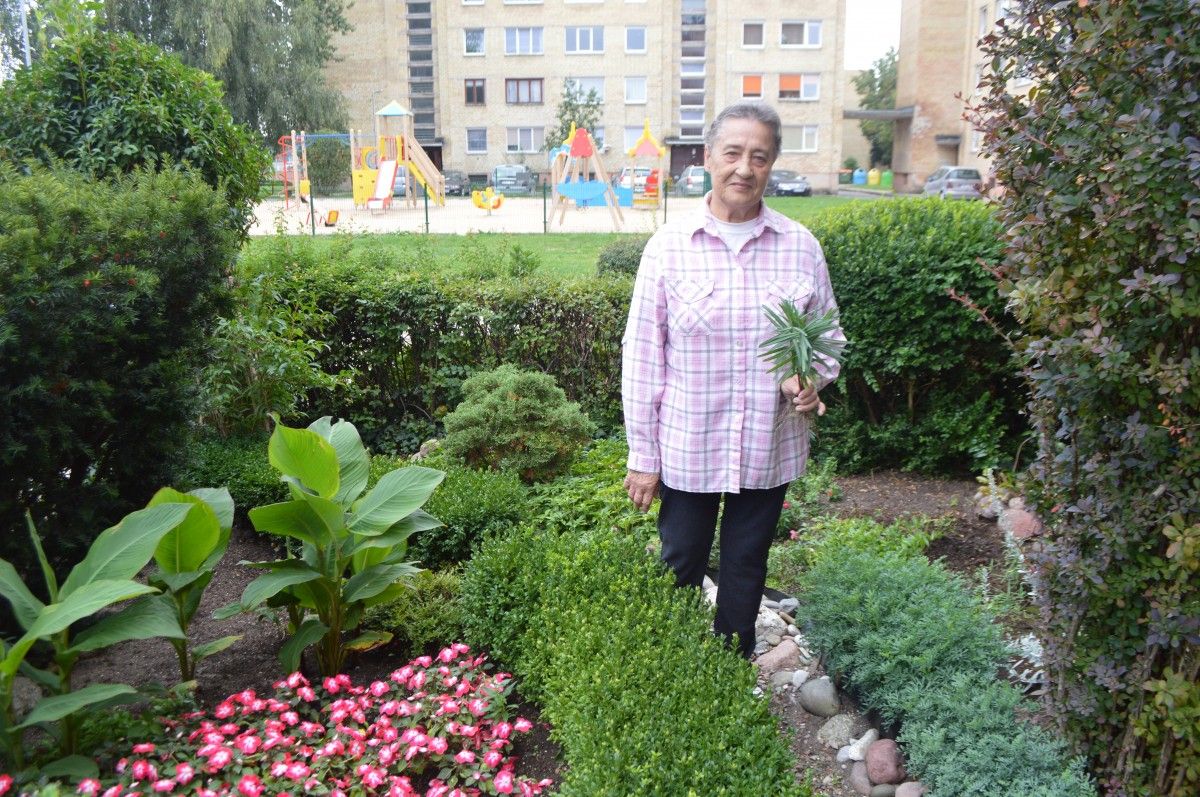 Daugiabučio kieme – oazės kampelis