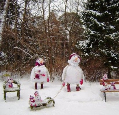 Palangos Birutės parkas pasidabino žiemiškomis kompozicijomis