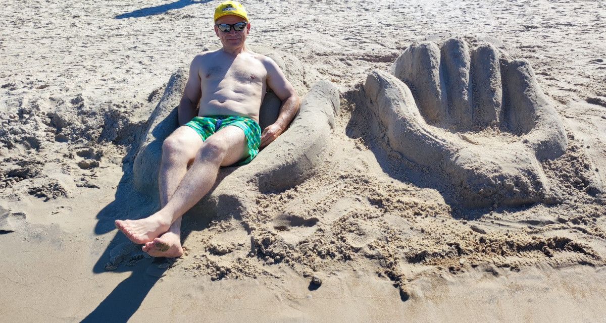 Smėlio skulptūromis Palangos poilsiautojus žavintis Saulius Kajokas: menininku galime būti kiekvienas