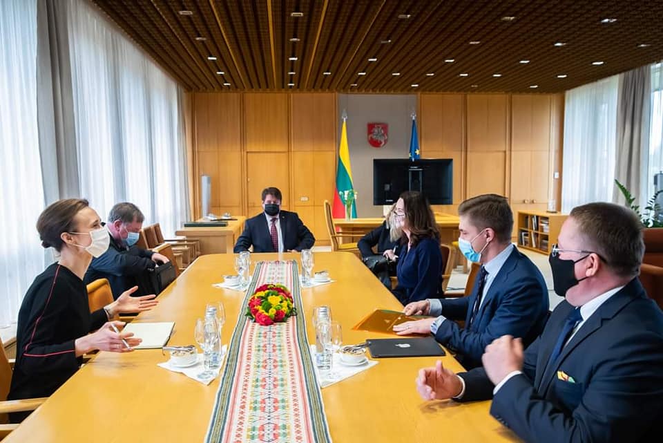 Vilniuje meras Šarūnas Vaitkus susitiko su Seimo Pirmininke Viktorija Čmilyte-Nielsen: dėl tiesioginių mero rinkimų 2023 metais Seimas turi spręsti pavasario sesijoje