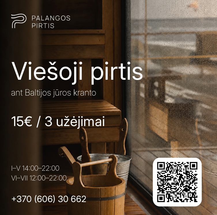 Viešoji pirtis ant Baltijos jūros kranto