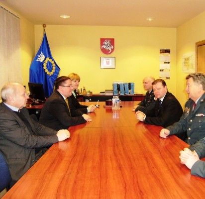 Miesto vadovams pristatytas būsimasis Klaipėdos apskrities PK viršininkas A. Motuzas