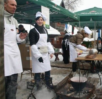 Surakinusi Baltiją speiguota žiema verčia stintų dairytis Kuršių mariose