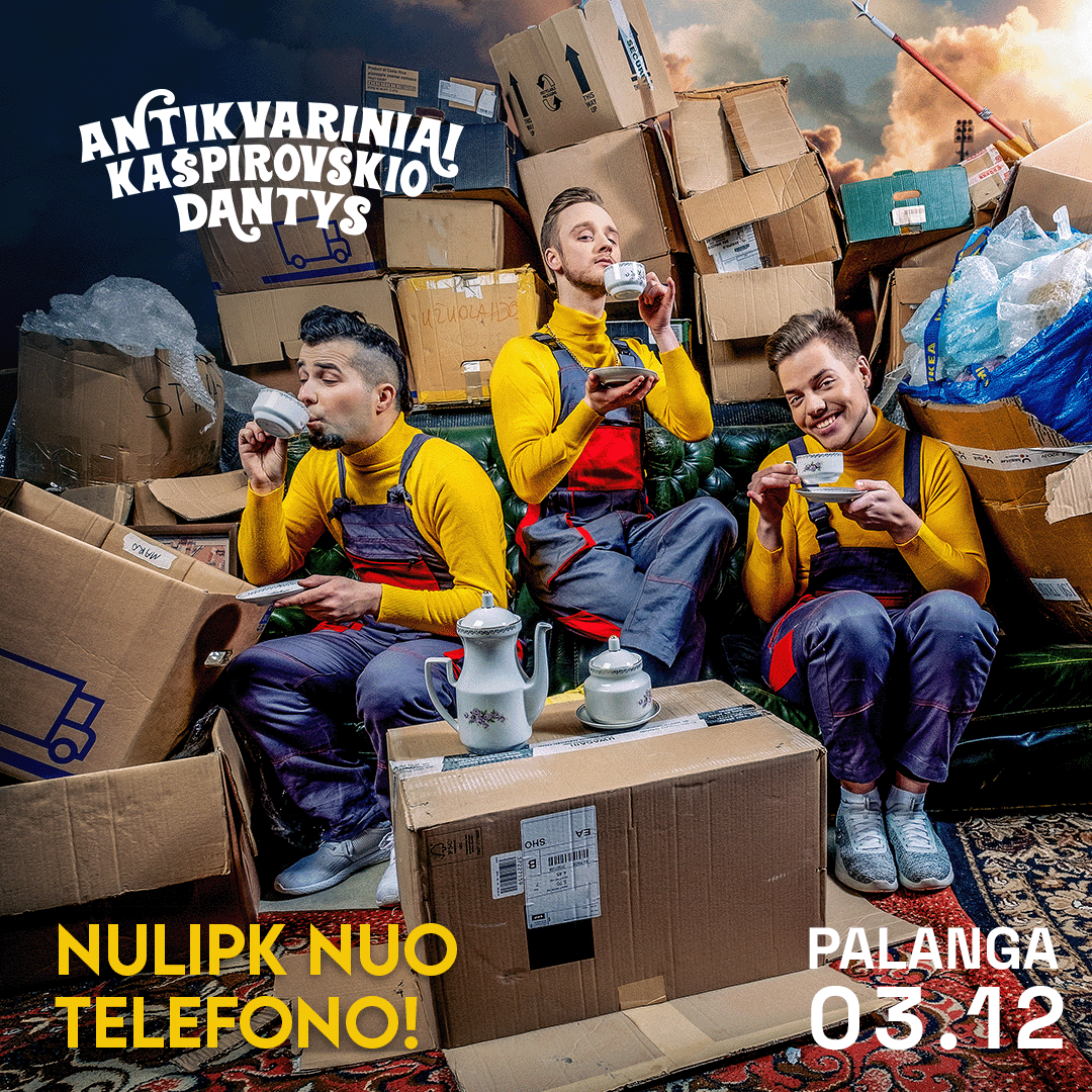Grupė „Antikvariniai Kašpirovskio dantys“ atvyksta į Palangą!