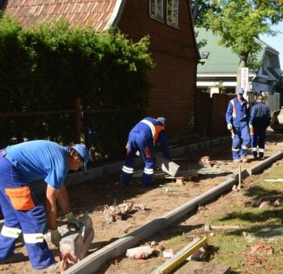 Vanagupės gatvės šaligatvis jau netrukus taps gražesnis ir patogesnis