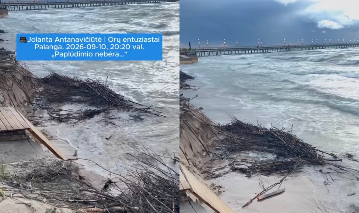 Palanga. FOTO: METEO LT | FACEBOOK