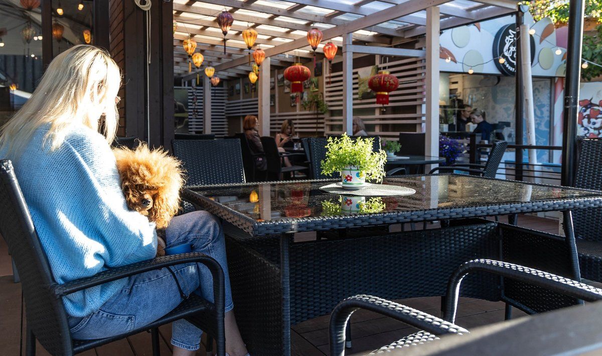 Tušti restoranai Palangoje. FOTO: DAINIUS LABUTIS | DELFI