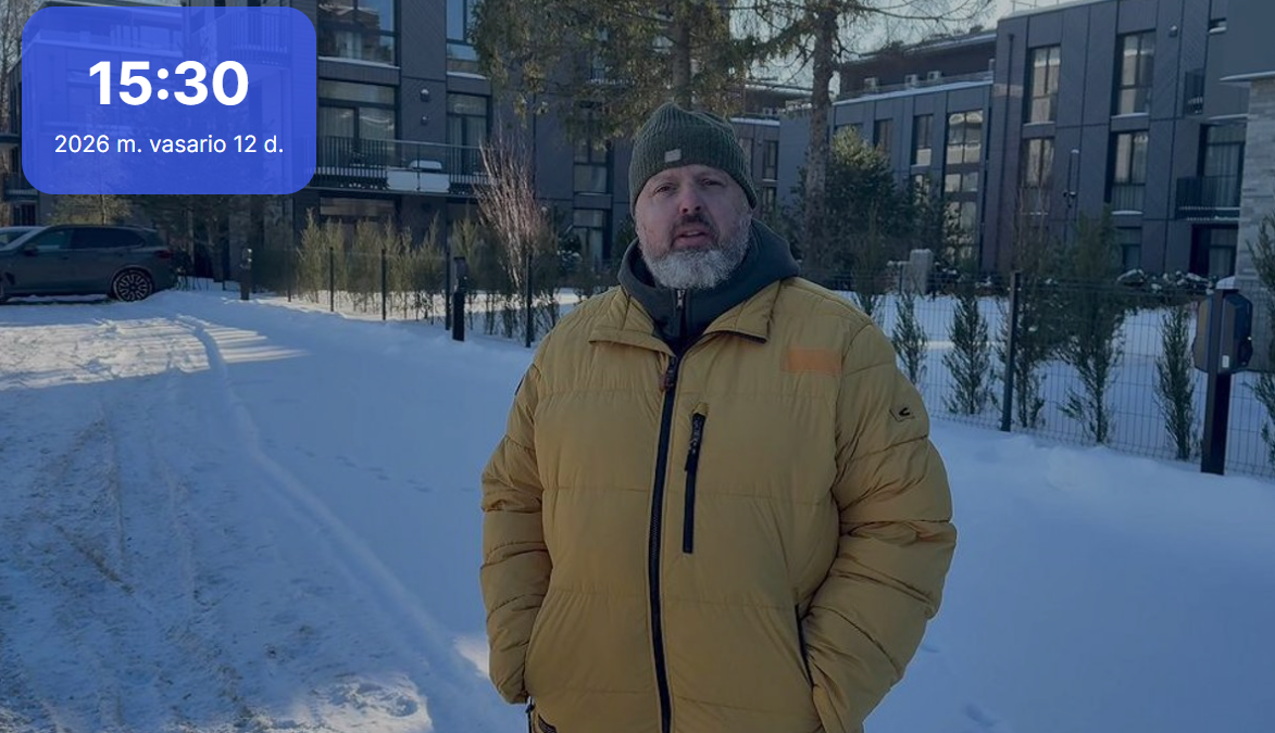 „Delfi“ žurnalistai ir Užkalnis apžvelgia naują Žemaitaičio butą elitiniame Palangos kvartale
