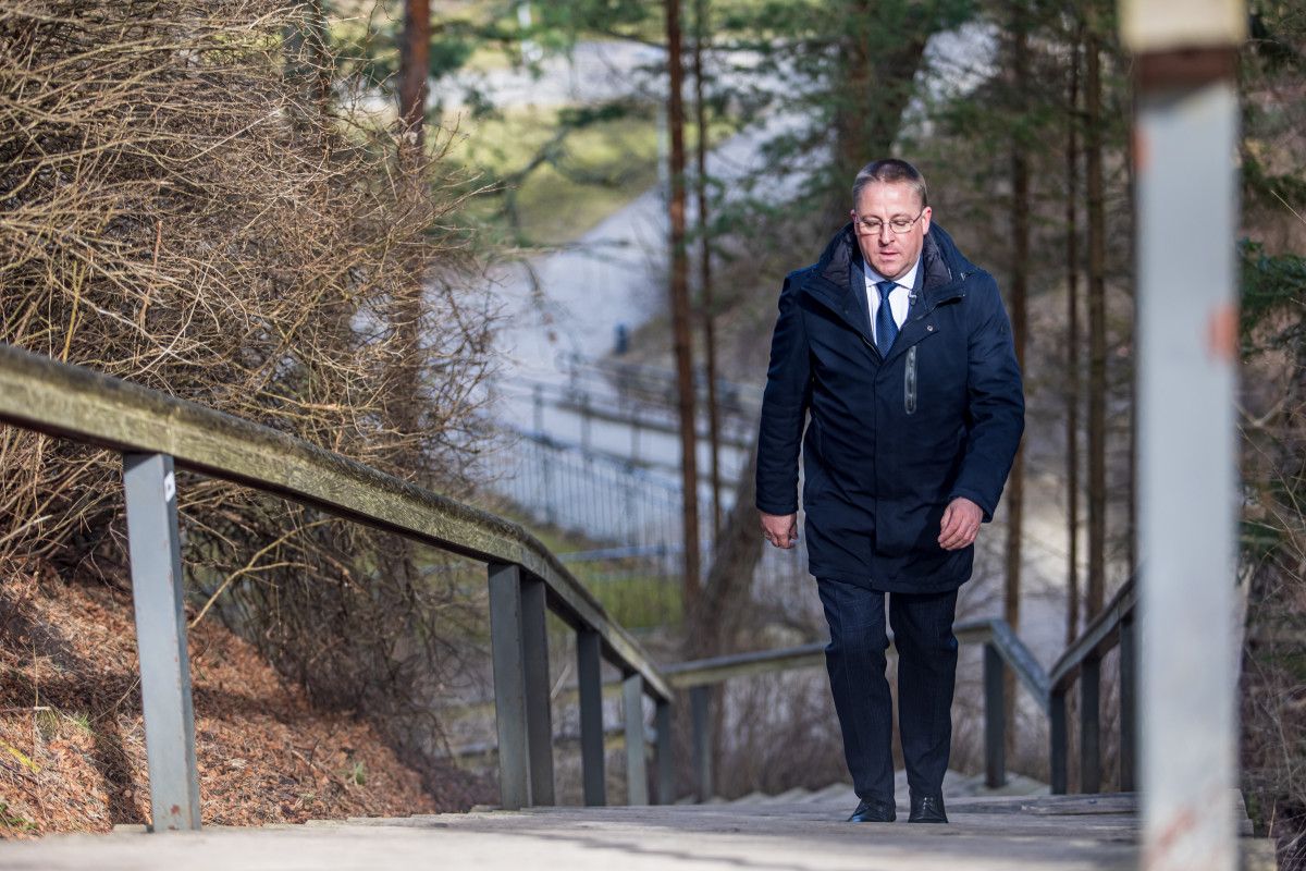 Palangos meras Šarūnas Vaitkus (Aldo Kazlausko nuotr.)