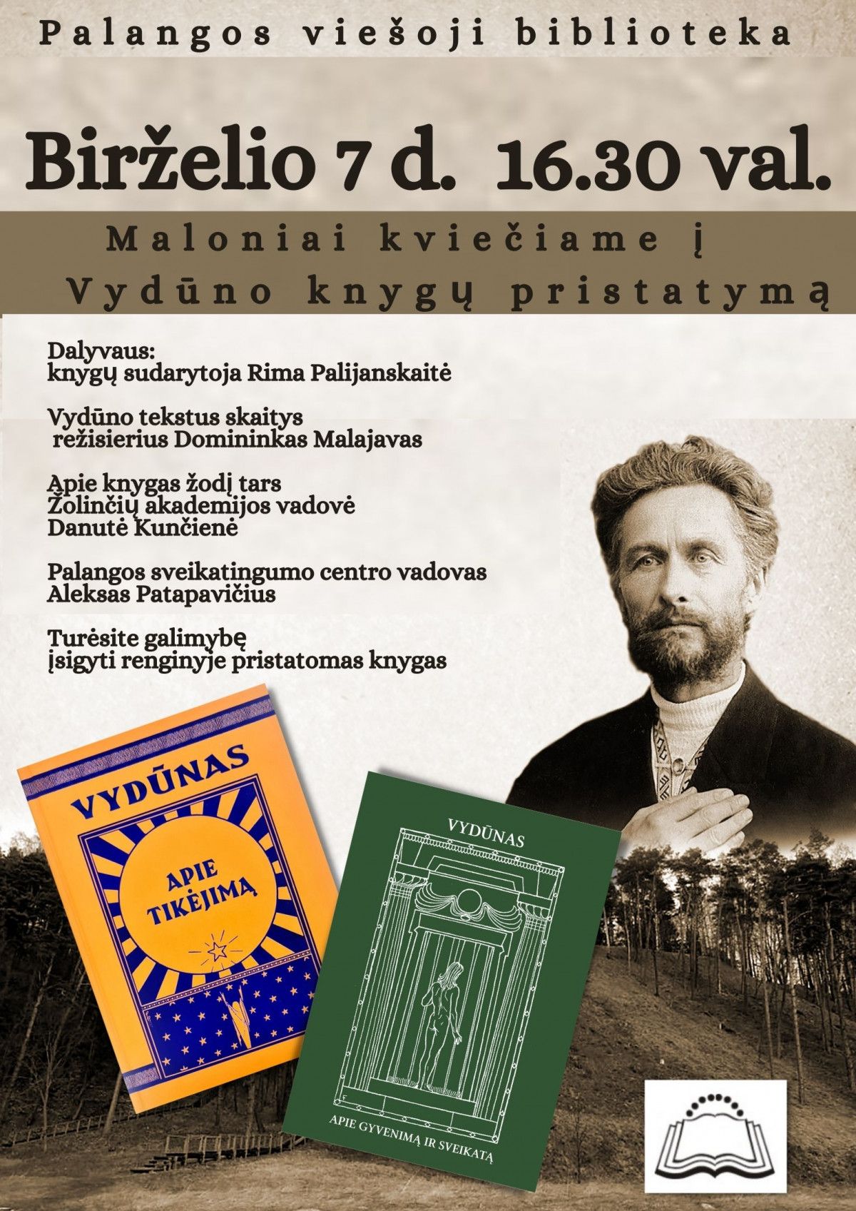Rimos Palijanskaitės parengtų knygų apie Vydūną pristatymas