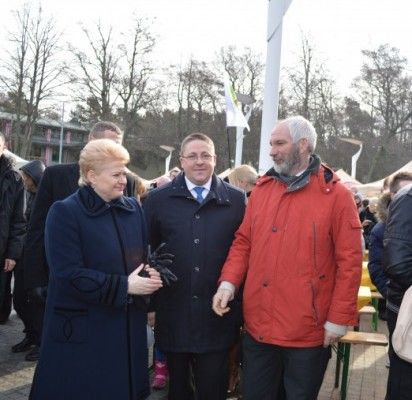 Ramutis Šeštokas (dešinėje) yra mero Šarūno Vaitkaus visuomeninis patarėjas.
