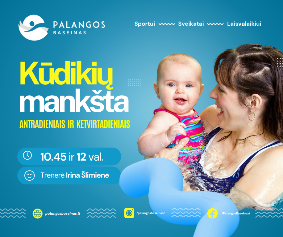 Kūdikių mankšta - Palangos baseine
