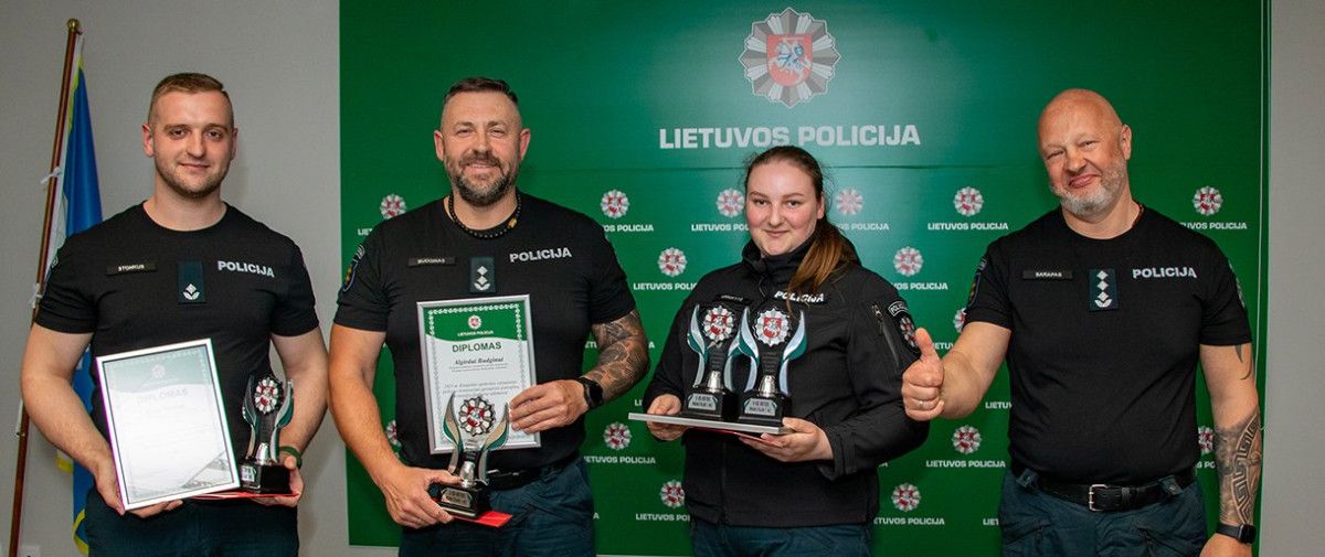 Išrinkta geriausia 2025 m. Klaipėdos apskrities VPK pareigūnų komanda