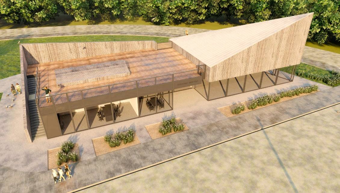 Aiškėja būsimosios buriavimo mokyklos Šventojoje architektūriniai sprendimai