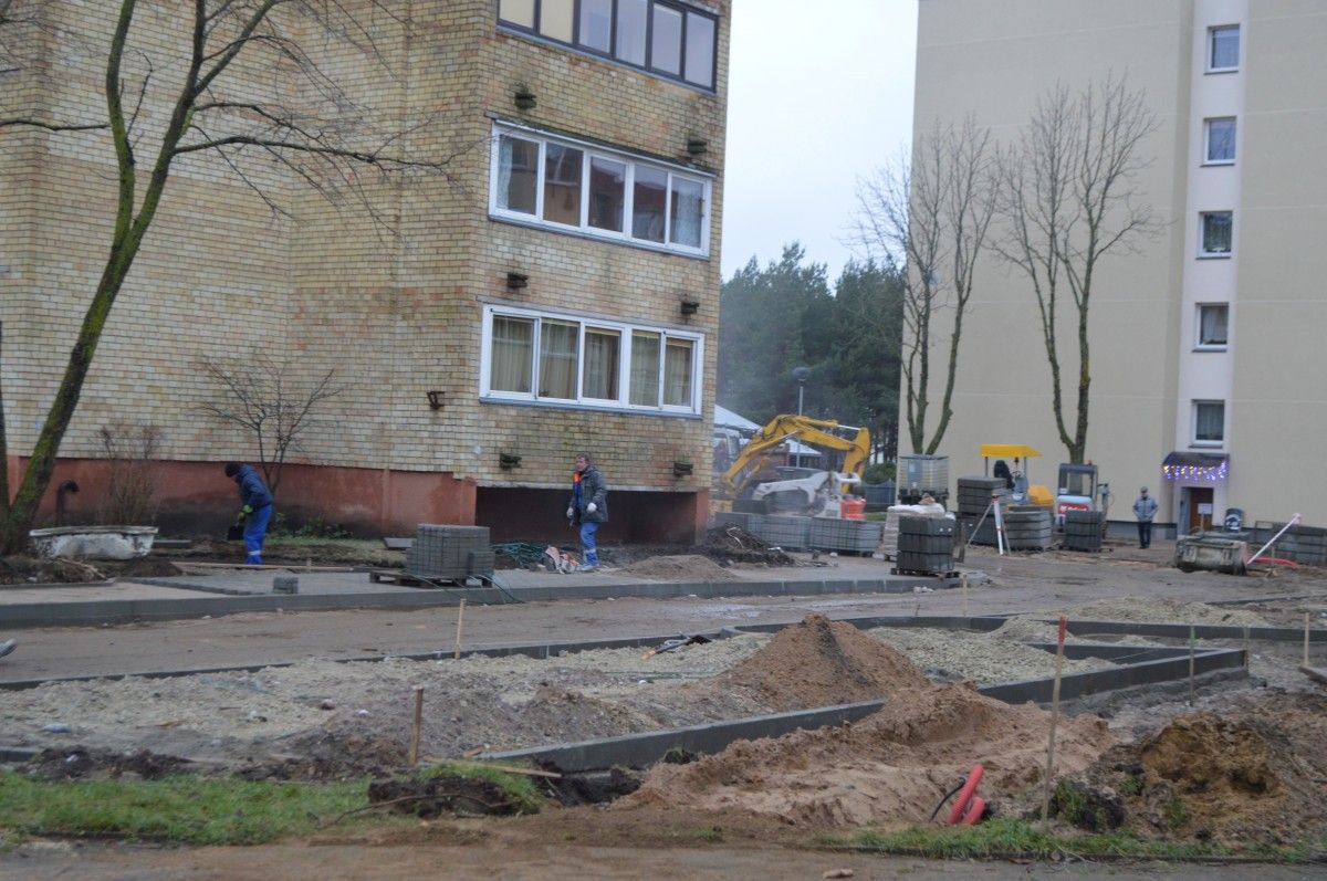 Verdantys darbai palangiškius džiugina, juos pabaigus teritorija akivaizdžiai pasikeis.