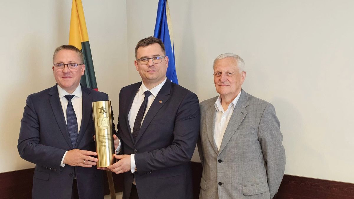 Palanga susilaukė išskirtinės padėkos iš krašto apsaugos ministro Lauryno  Kasčiūno