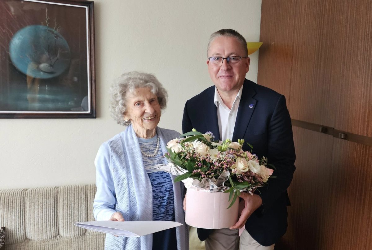 Palangiškė, buvusi pradinių klasių mokytoja Irena Sakelytė, švenčia 100-ąjį jubiliejų