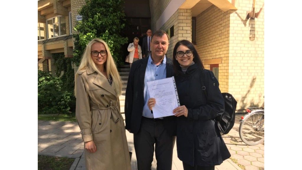 (iš kairės) Renata Surblytė, Eugenijus Simutis, Svetlana Grigorian