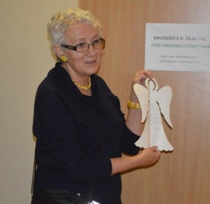 Parodos autorė Birutė Mockuvienė papasakojo, kaip ją fotografuoti įkvėpė angelas.