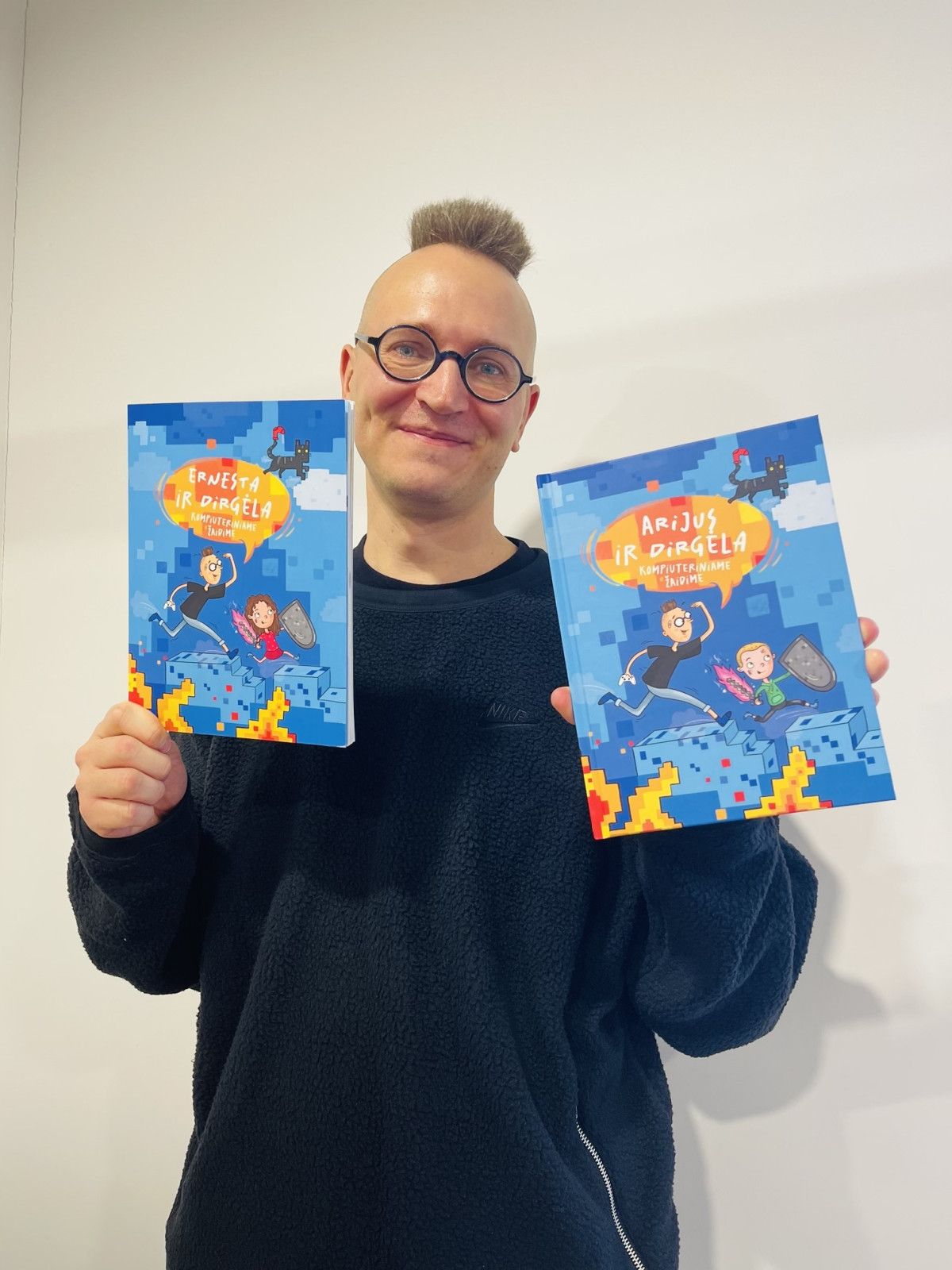 Vaikų rašytojas iš Palangos, Tomas Dirgėla, pristato ypatingą komiksą: veiksmas vyks kompiuteriniame žaidime