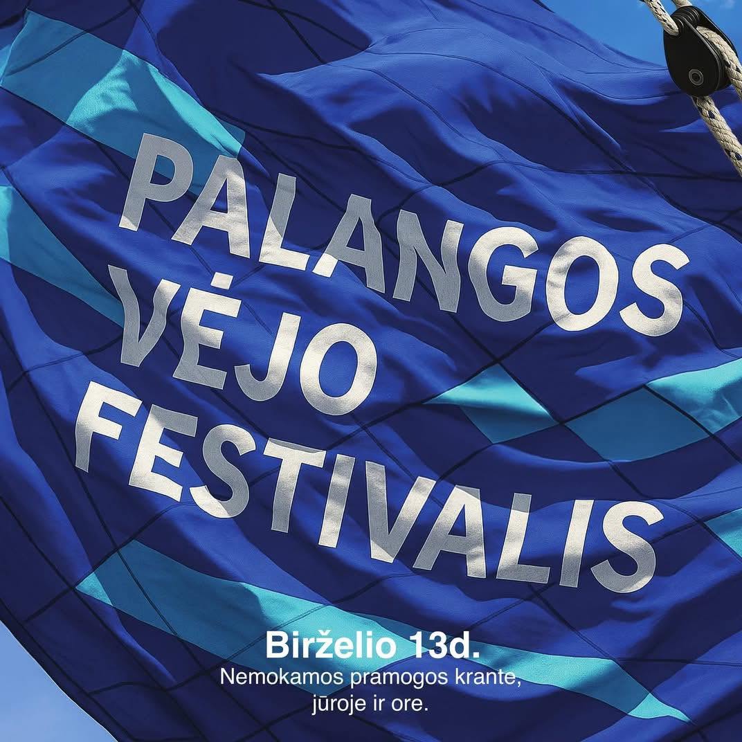 Birželio 13 d. Palangoje šėls Vėjo festivalis