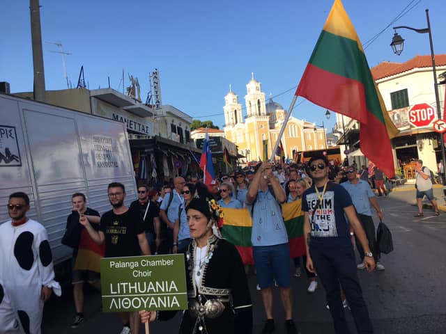 Palangos choristai Graikijoje iškovojo auksą ir sidabrą