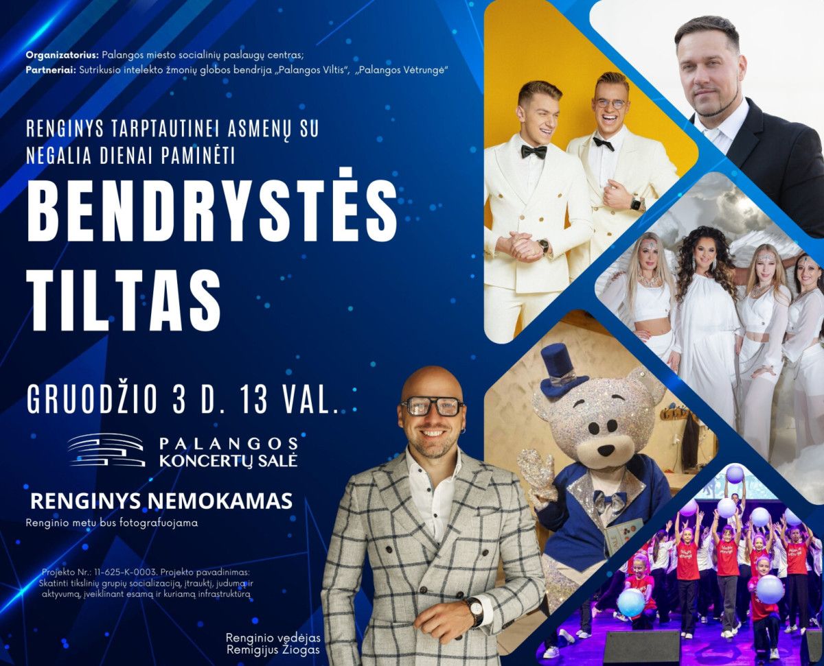 Kviečiame dalyvauti renginyje „Bendrystės tiltas“