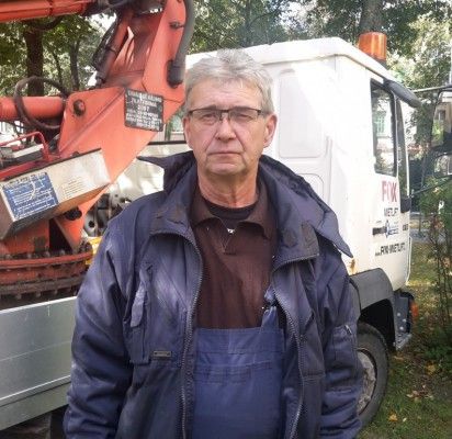 Komunalinio ūkio įmonės darbo veteranas Vygantas Petrauskas