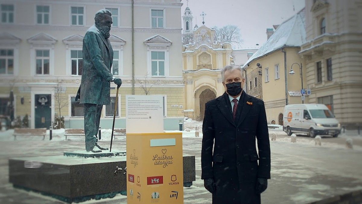 Prezidentas Gitanas Nausėda kviečia rašyti laiškus istorijai