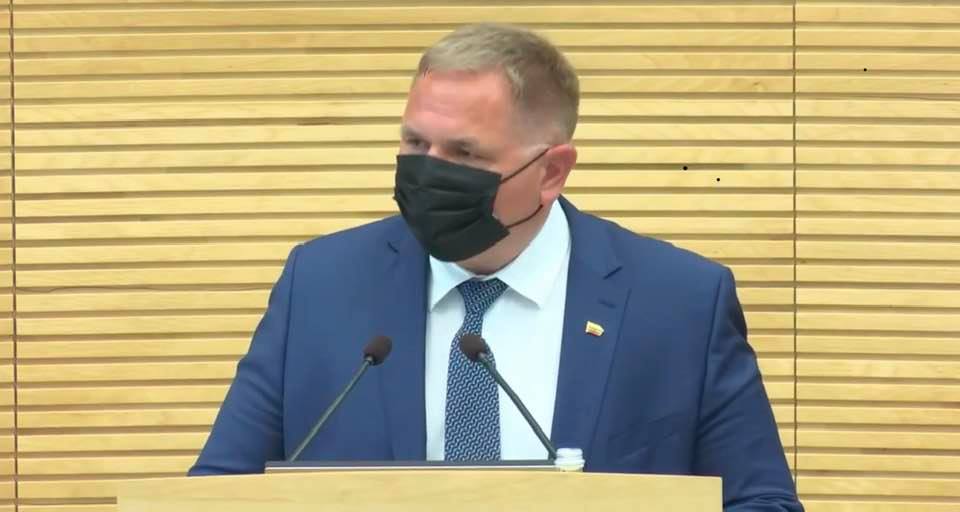 Mindaugas Skritulskas, TS-LKD Seimo narys, išrinktas Mėguvos vienmandatėje rinkimų apygardoje