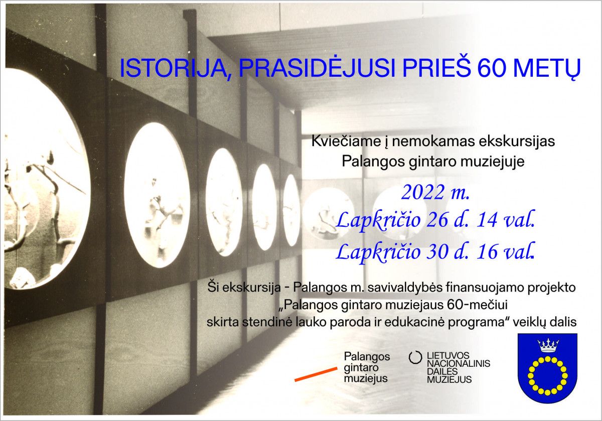 PALANGOS GINTARO MUZIEJUS RENGIASI JUBILIEJINIAMS METAMS