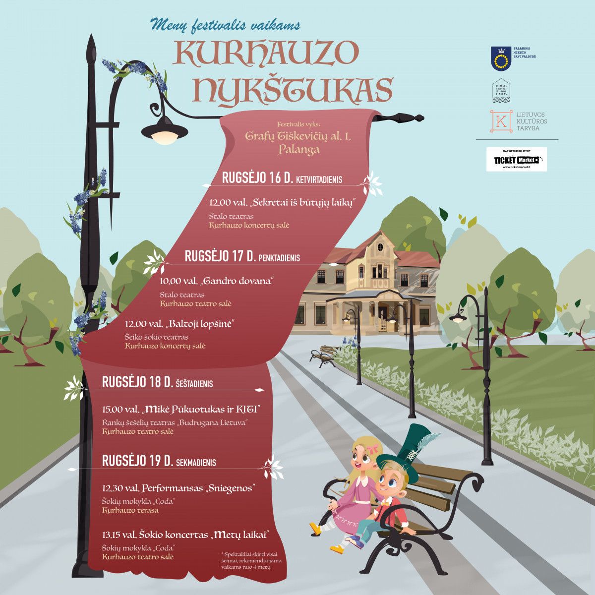 Kurhauzas vėl skambės nuo vaikų juoko – atkeliauja menų festivalis „Kurhauzo nykštukas“