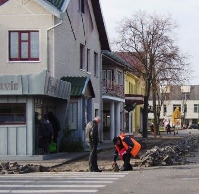 Palangos Senojo turgaus gatvė netrukus virs pėsčiųjų alėja