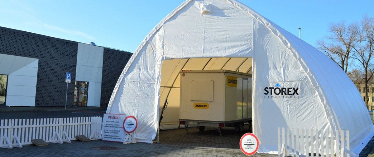 Palangos mobiliojo koronaviruso testavimo punkto darbo laikas likusiomis balandžio dienomis