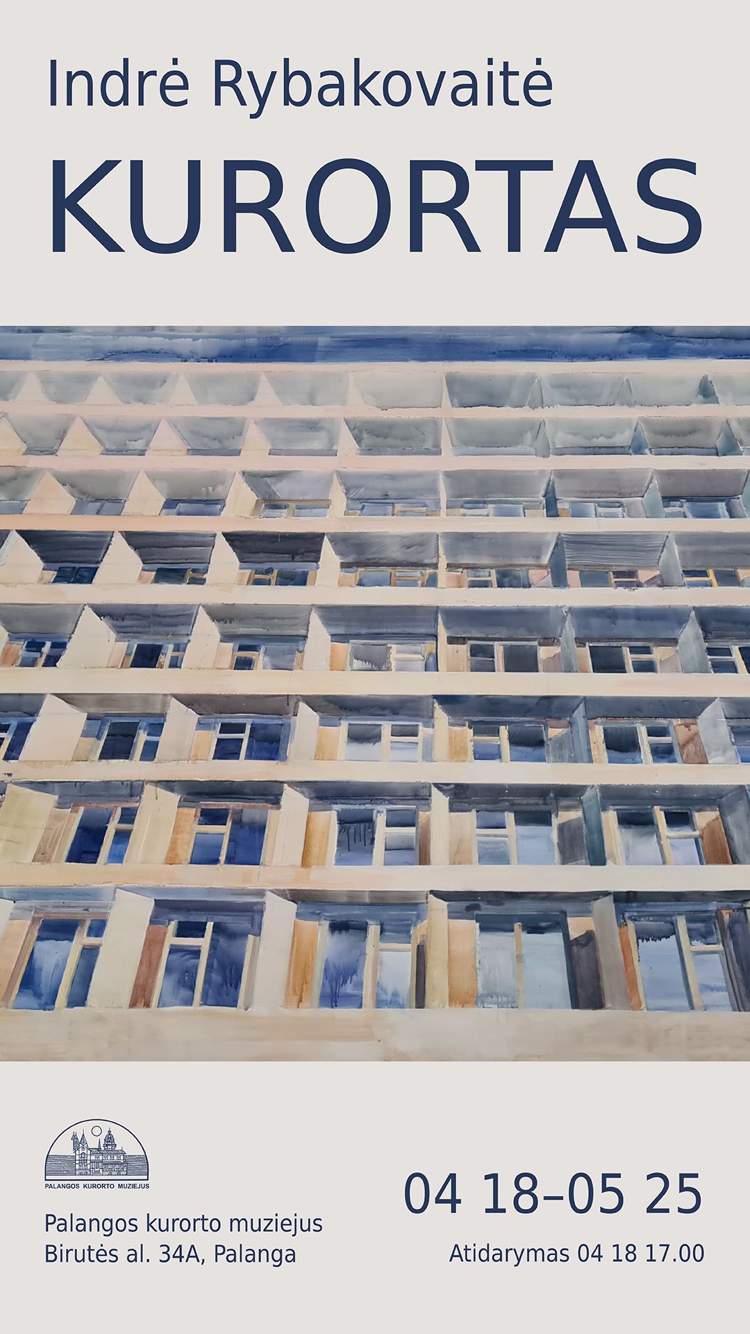 Indrės Rybakovaitės paroda „Kurortas“
