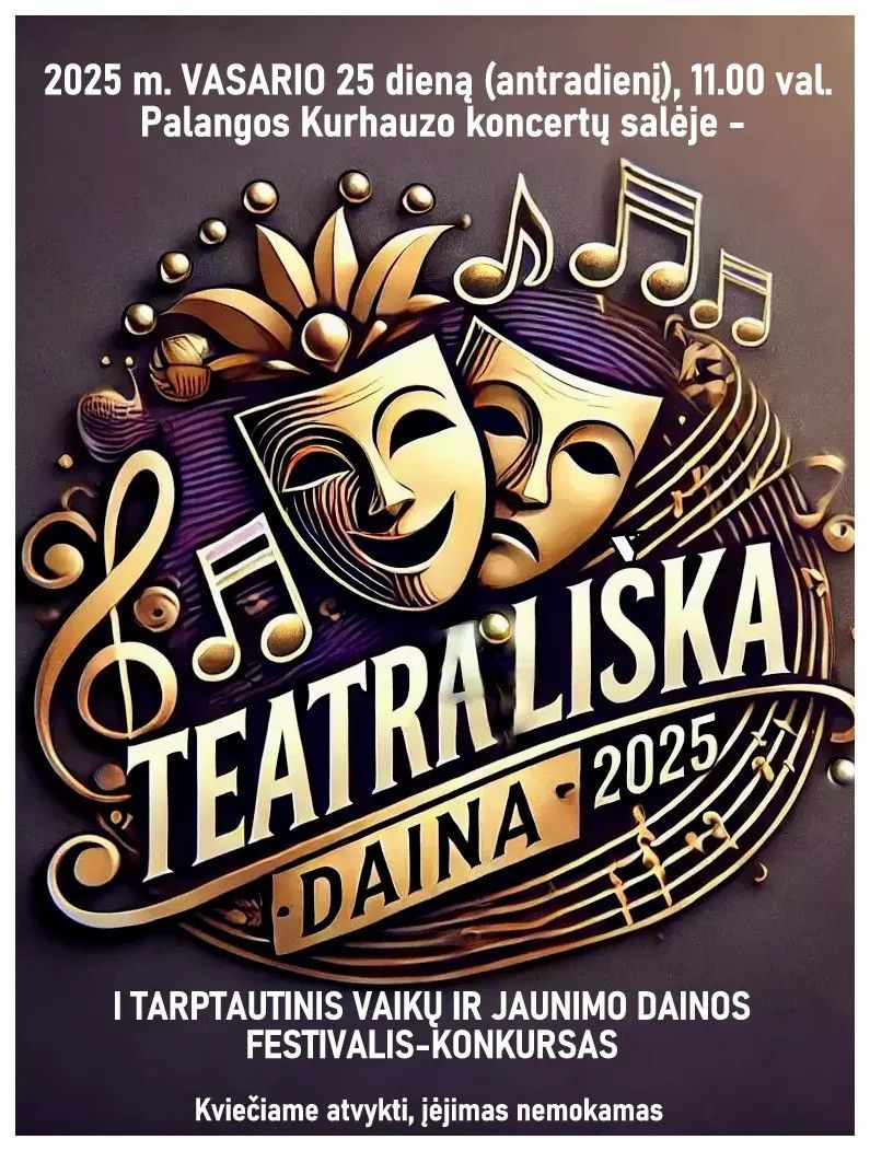 Dainuojantys Lietuvos talentai susitinka Palangoje – startuoja „Teatrališka daina 2025“