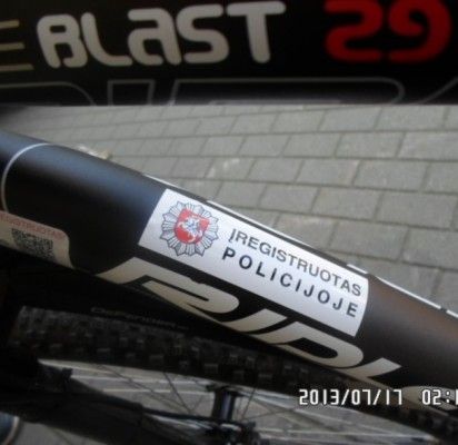 Palangoje policija žymės dviračius