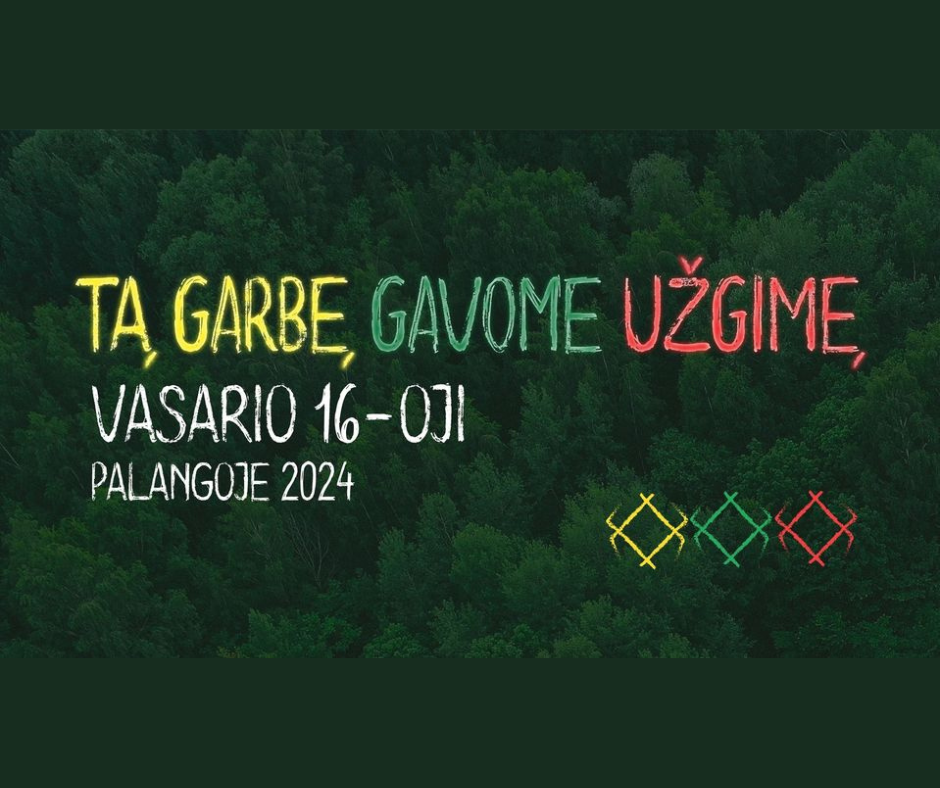 Vasario 16-osios renginių Palangoje programa