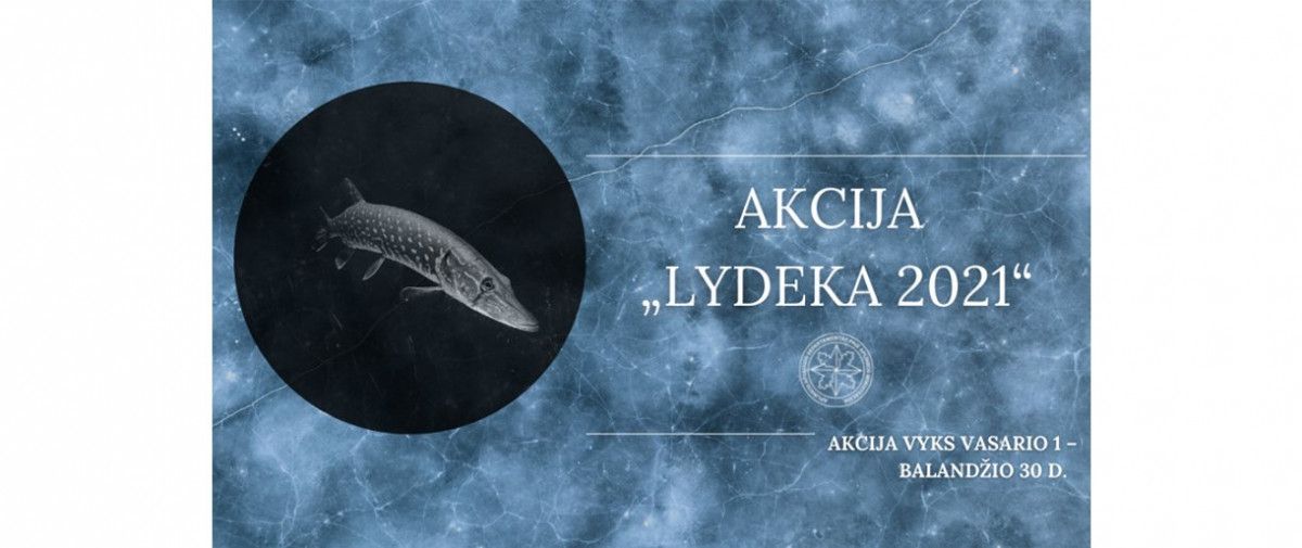 Aplinkos apsaugos departamentas naujus metus pradeda aplinkosaugine akcija „Lydeka 2022“