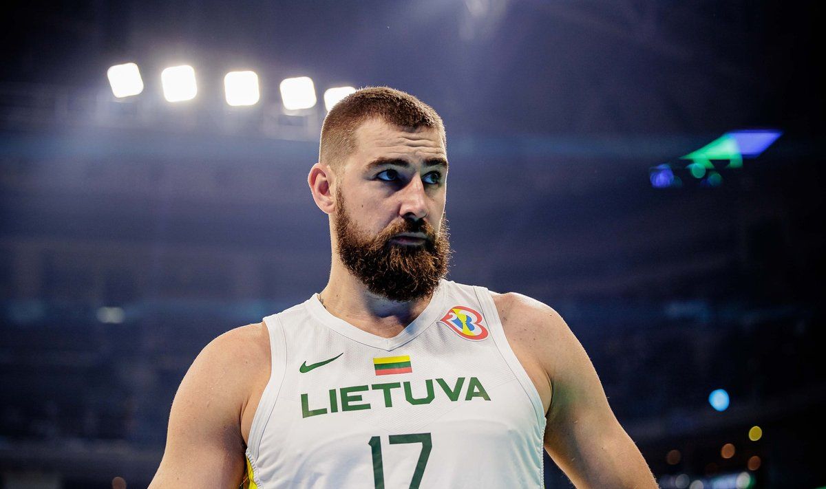 Jonas Valančiūnas. FOTO: DELFI / JOSVYDAS ELINSKAS