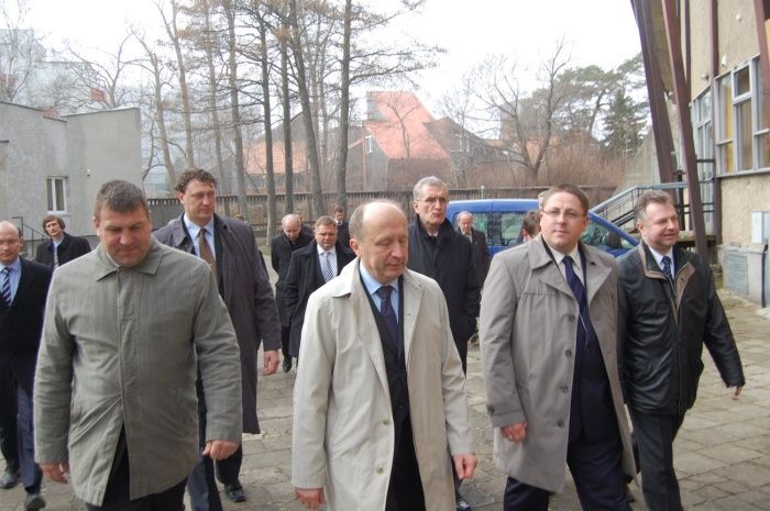 Premjeras Andrius Kubilius su meru Šarūnu Vaitkumi 2011 metų pabaigoje