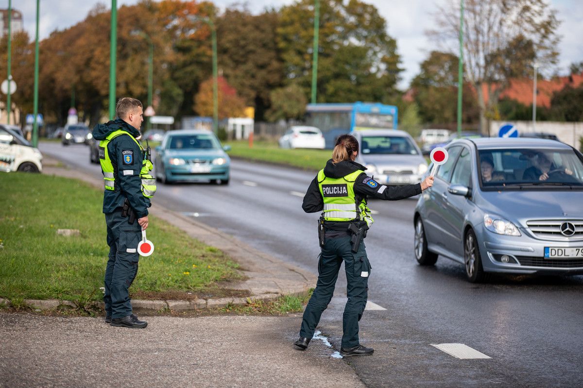 Klaipėdos kelių policijos priemonių rezultatai