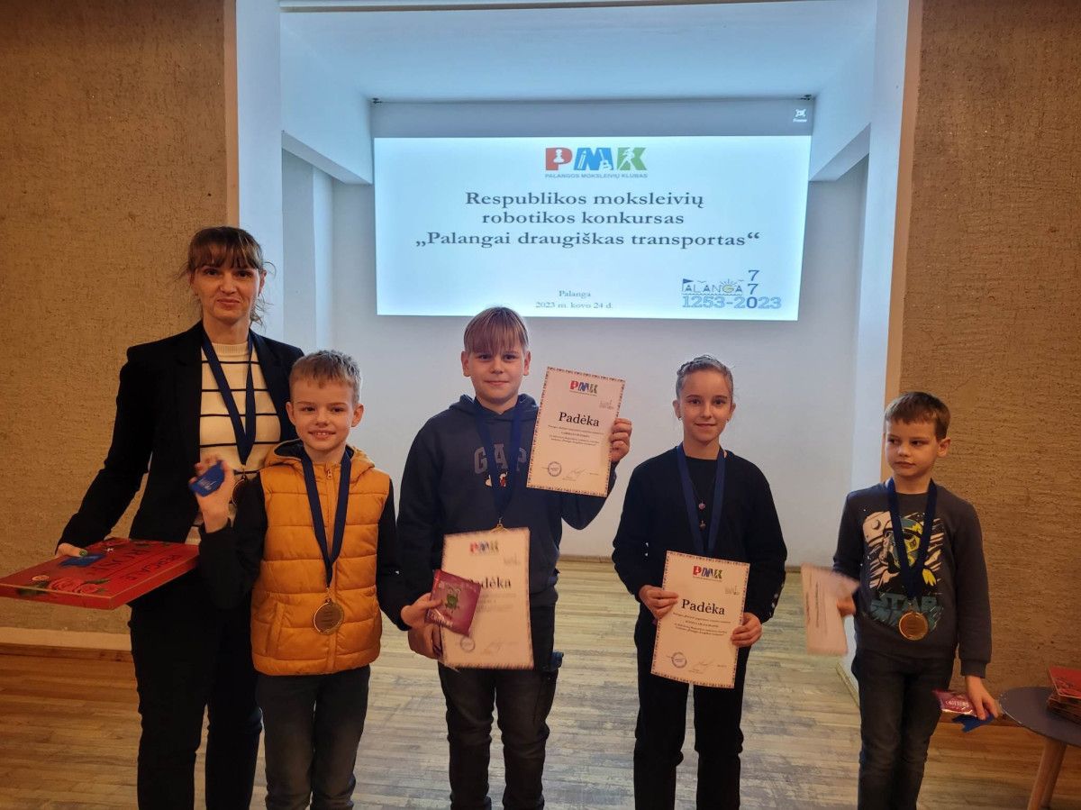 Robotikos konkursas "Palangai draugiškas transportas"