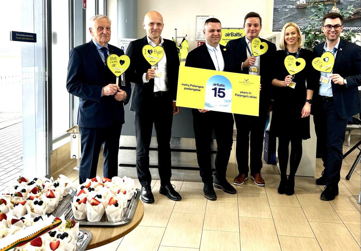 Iš Palangos oro uosto į Rygą „airBaltic“ skraidina jau penkiolika metų