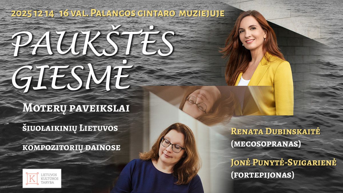 Palangos gintaro muziejuje nuskambės paskutinė šiais metais „Paukštės giesmė“