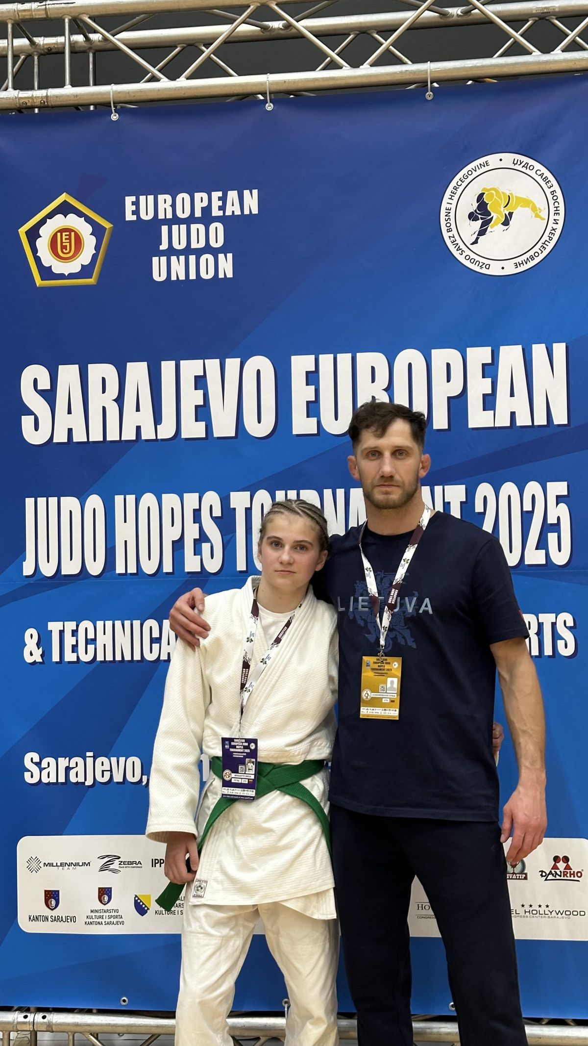 „Ardono“ sportininkei Emėjai Beniušytei – 7 vieta turnyre Bosnijoje ir Hercegovinoje
